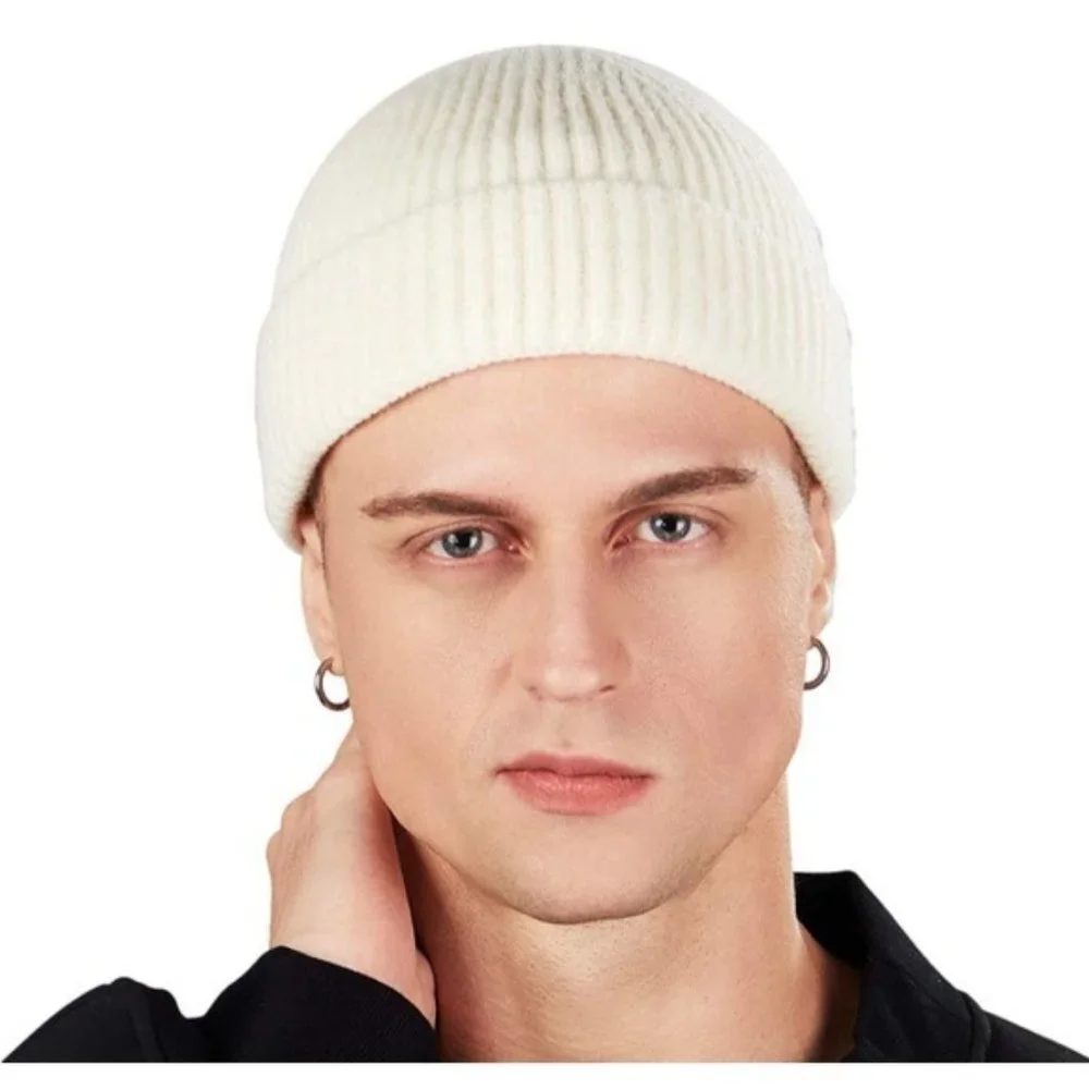 Wool Watch Fisherman Beanie Cap